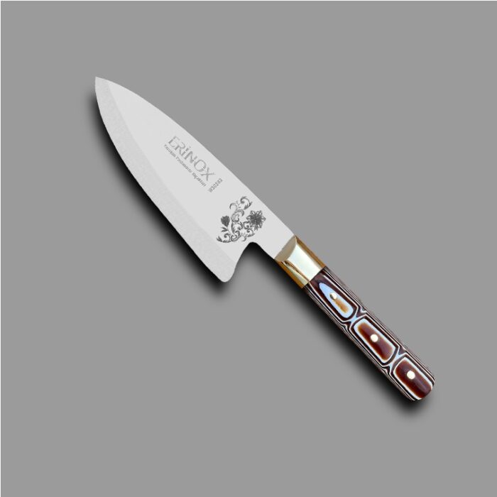 WS0582 Sarı bilezikli kompakt sap JAPON MUTFAK BIÇAĞI (GYUTO) - Görsel 1